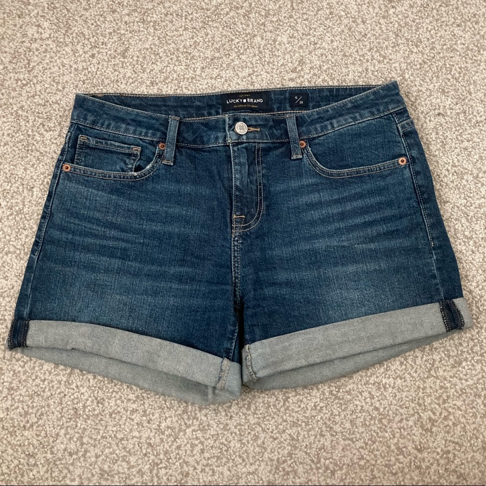 Lucky Brand “The Roll Up” Denim Shorts